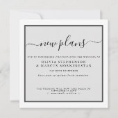 Moderne Uitgesteld Evenement Aankondiging Nieuwe P (Voorkant)