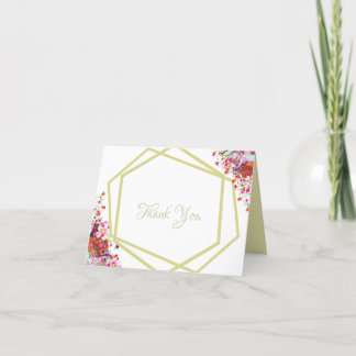 Moderne uitholling van het huwelijk  bedankkaart