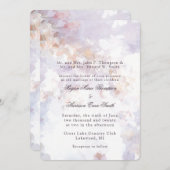 Moderne uitnodigende roemeense bruiloft kaart (Voorkant / Achterkant)