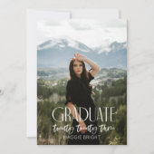 Moderne uitnodiging afgestudeerd 2023 (Voorkant)