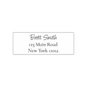 Moderne uitnodiging Bruiloft Housewarming Gift Par Zelfinktende Stempel (Design)