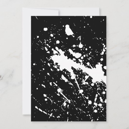 Moderne uitnodiging tot Afstuderen | Vet Afstudeer (Achterkant)