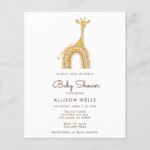 Moderne uitnodiging tot Baby shower