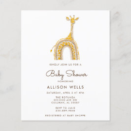 Moderne uitnodiging tot Baby shower