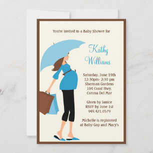 Moderne uitnodiging tot Baby shower