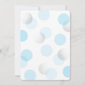 Moderne uitnodiging tot Baby shower (Achterkant)