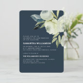 Moderne uitnodiging tot bevestiging van de Waterve (Staand voorkant)