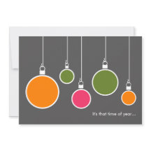 Moderne uitnodiging tot feestdag - donkergrijs