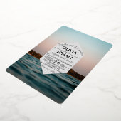 Moderne uitnodiging tot Folie voor zeeverbindingen (Gedraaid)