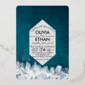 Moderne uitnodiging tot Folie voor zeeverbindingen (Voorkant)