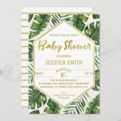 Moderne uitnodiging tot het indienen van Baby show (Voorkant / Achterkant)