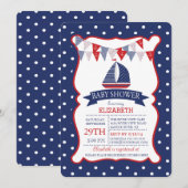 Moderne uitnodiging tot het indienen van Baby show (Voorkant / Achterkant)