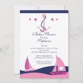 Moderne uitnodiging tot het indienen van Baby show (Voorkant)