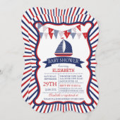 Moderne uitnodiging tot het indienen van Baby show (Voorkant / Achterkant)