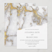 Moderne uitnodiging tot het indienen van huwelijke (Voorkant / Achterkant)