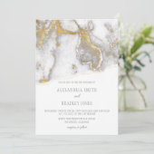 Moderne uitnodiging tot het indienen van huwelijke (Staand voorkant)