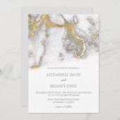 Moderne uitnodiging tot het indienen van huwelijke (Voorkant / Achterkant)