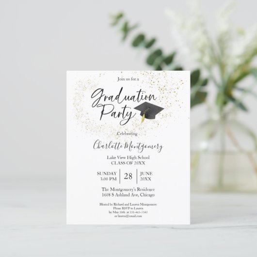 Moderne uitnodiging tot het indienen van voorstell (Staand voorkant)