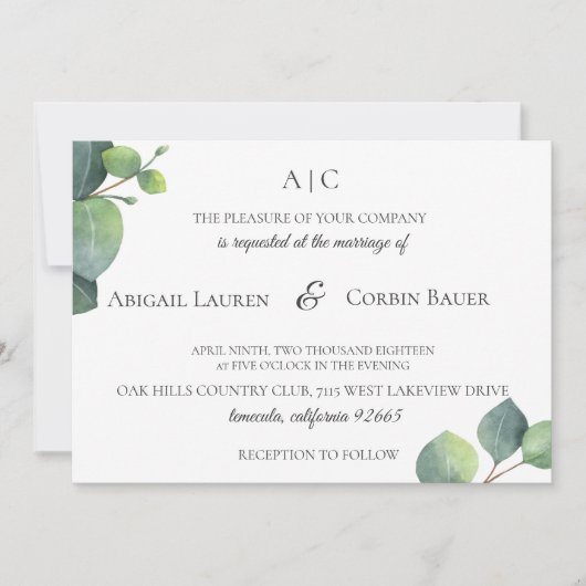 Moderne uitnodiging tot het uitzenden van een lefb (Voorkant)