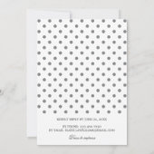 Moderne uitnodiging tot het uitzenden van een rond (Achterkant)