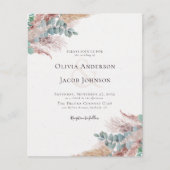 Moderne uitnodiging tot huwelijk in Boheems (Voorkant)