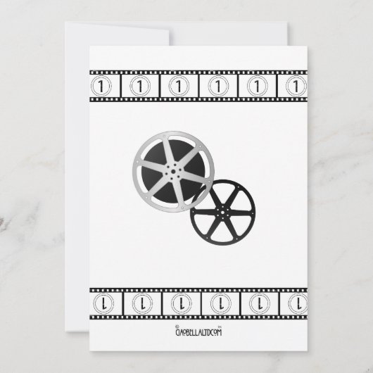 moderne uitnodiging tot uitzending van wedstrijde (Achterkant)