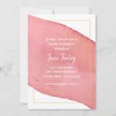 Moderne uitnodiging tot Waterverf (Voorkant)