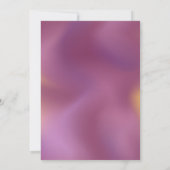 Moderne uitnodiging tot weddenschappen in metallis (Achterkant)