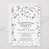 Moderne uitnodiging van de Confetti-partij voor ha (Voorkant)