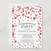 Moderne uitnodiging van de Confetti-partij voor ha (Voorkant)