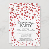 Moderne uitnodiging van de Confetti-partij voor ha (Voorkant / Achterkant)