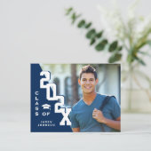 Moderne uitnodiging van de FOTO-graduatiepartij in (Staand voorkant)