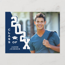 Moderne uitnodiging van de FOTO-graduatiepartij in