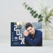 Moderne uitnodiging van de FOTO-graduatiepartij in (Staand voorkant)