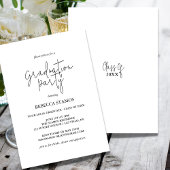 Moderne uitnodiging van de GraduPartij van de Call