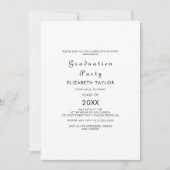 Moderne Uitnodiging van de GraduPartij van de Manu (Voorkant)