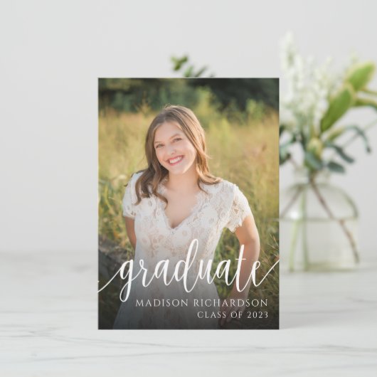 Moderne Uitnodiging van de Partij van de Fotografi (Staand voorkant)