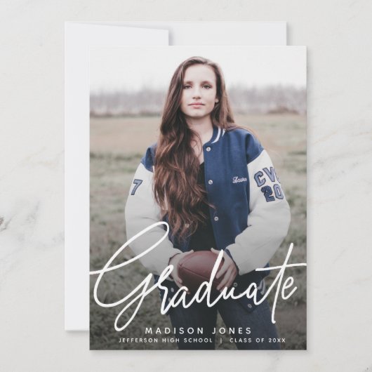 Moderne Uitnodiging van de Partij van de Fotografi (Voorkant)