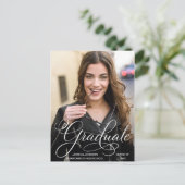 Moderne Uitnodiging van de Partij van de Graduatie (Staand voorkant)