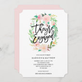 Moderne uitnodiging van de partij van de Grote (Voorkant / Achterkant)