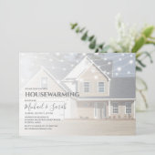 Moderne uitnodiging van de Partij voor de Fotoopwa (Staand voorkant)