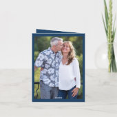 Moderne uitnodiging voor 50e huwelijksverjaardag (Achterkant)