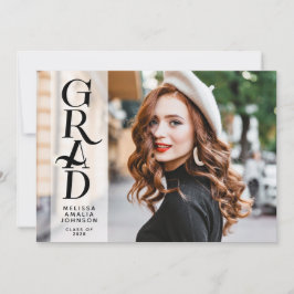 Moderne uitnodiging voor aankondiging Afstuderen f