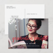 Moderne uitnodiging voor afgestudeerden fotograaf (Voorkant / Achterkant)