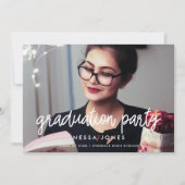 Moderne uitnodiging voor afgestudeerden fotograaf (Voorkant)