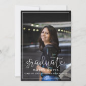 Moderne uitnodiging voor afstuderen foto's (Voorkant)