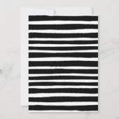 Moderne uitnodiging voor afstuderen met 3 foto's (Achterkant)