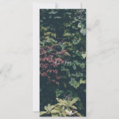Moderne uitnodiging voor botanische bruiloft: II (Achterkant)