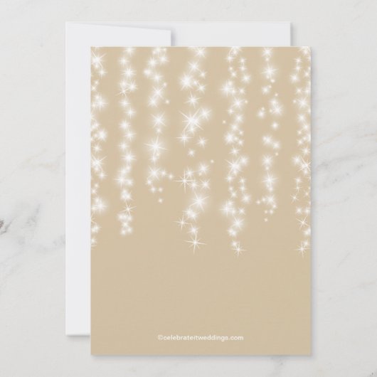 Moderne uitnodiging voor bridal (Achterkant)