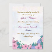 Moderne uitnodiging voor bruiloft (Voorkant)